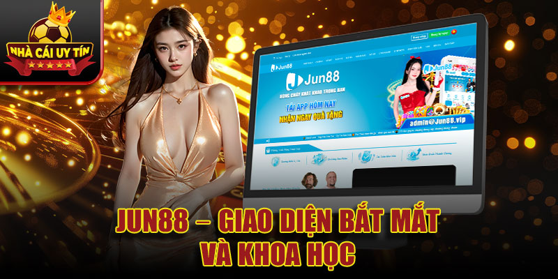 Jun88 – Giao diện cực bắt mắt, khoa học