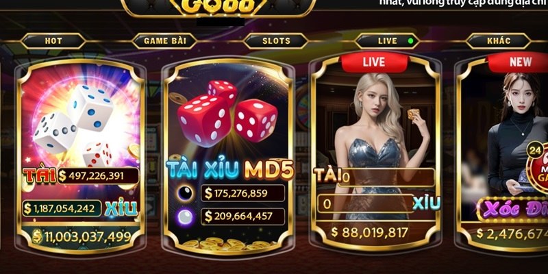 Khám phá tựa game cá cược Go88 Tài Xỉu